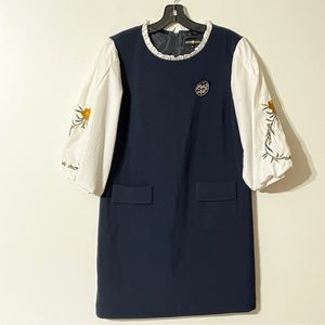 Cache Cache Navy Blue Dress